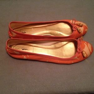 J. Crew Pink Ballet Flat w/ Bamboo